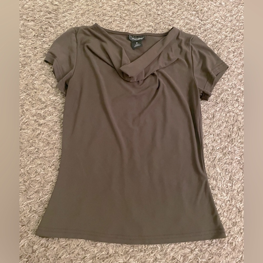 Pantology cowl-neck top!